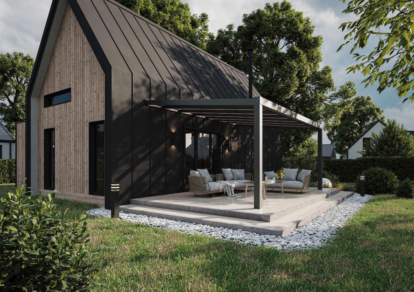Premium aluminium veranda van The Garden Gallery